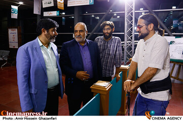 حسین طلابیگی و حبیب ایل بیگی در نخستین روز سی و نهمین جشنواره بین‌المللی فیلم کوتاه تهران