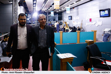 مهدی آذرپندار و محمد حسین صوفی در پنجمین روز سی و نهمین جشنواره بین‌المللی فیلم کوتاه تهران
