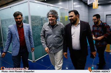 مهدی آذرپندار و محسن برمهانی در پنجمین روز سی و نهمین جشنواره بین‌المللی فیلم کوتاه تهران