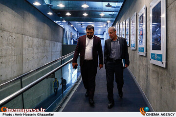 مهدی آذرپندار و محمد حسین صوفی در پنجمین روز سی و نهمین جشنواره بین‌المللی فیلم کوتاه تهران
