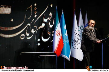 محمود نظرعلیان در اختتامیه سی و نهمین جشنواره بین‌المللی فیلم کوتاه تهران