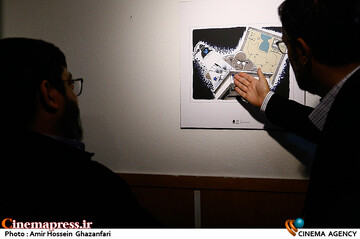 مراسم افتتاح نمایشگاه کارتون و کاریکاتور «به خاطر یک‌مشت دلار»