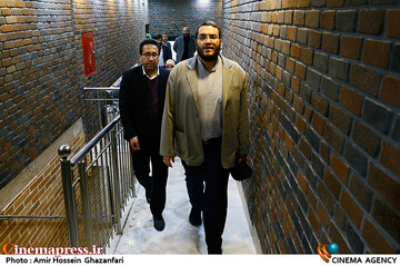 محمدمهدی دادمان در مراسم افتتاح پردیس سینمایی مهر شاهد