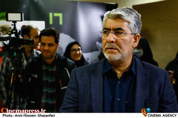 محمد حمیدی‌مقدم در مراسم رونمایی از پوستر شانزدهمین جشنواره سینماحقیقت