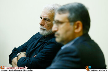 هاشم میرزاخانی و منوچهر شاهسواری در مراسم رونمایی از سامانه بلیتفروشی آیتیکت