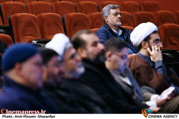 محمد حبیبی در مراسم اختتامیه چهارمین جشنواره تئاتر سردار آسمانی