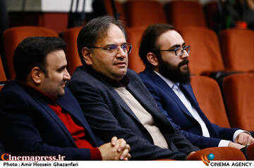 حمید نیلی در مراسم اختتامیه چهارمین جشنواره تئاتر سردار آسمانی