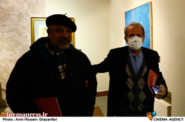 علی کاوه در افتتاحیه پانزدهمین جشنواره هنرهای تجسمی فجر