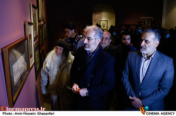 عبدالرضا سهرابی و محمود سالاری در افتتاحیه پانزدهمین جشنواره هنرهای تجسمی فجر