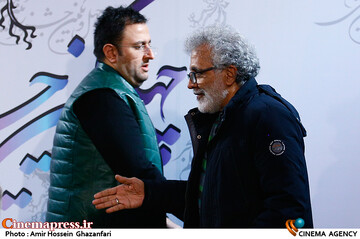 بهروز افخمی و عماد حسینی در نشست خبری فیلم سینمایی استاد