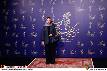 هدیه حسینی نژاد در اولین روز چهل و یکمین جشنواره بین‌المللی فیلم فجر