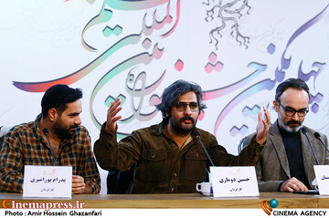 حسین دوماری در نشست خبری فیلم سینمایی یادگار جنوب