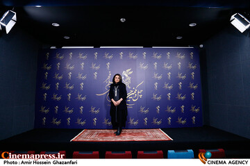 ناهید عزیزی‌ صدیق در دومین روز از چهل و یکمین جشنواره بین‌المللی فیلم فجر