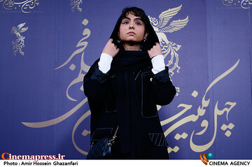 سارا حاتمی در پنجمین روز از چهل و یکمین جشنواره بین‌المللی فیلم فجر