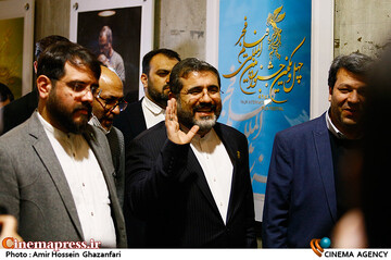 حضور محمدمهدی اسماعیلی وزیر فرهنگ و ارشاد اسلامی، محمد خزاعی و مجتبی امینی در چهل و یکمین جشنواره فیلم فجر