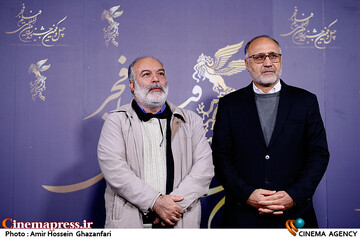 اباذر جوکار و مهدی عظیمی میرآبادی در هشتمین روز از چهل و یکمین جشنواره بین‌المللی فیلم فجر
