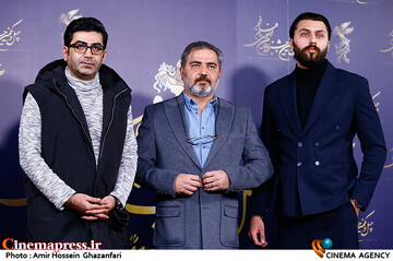 آرمان جوکار، اتابک نادری و فرزاد حسنی در هشتمین روز از چهل و یکمین جشنواره بین‌المللی فیلم فجر