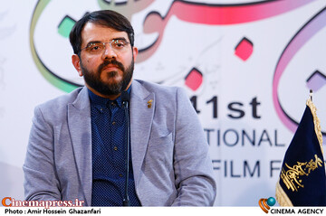 مجتبی امینی در نشست اعلام نامزدهای چهل و یکمین جشنواره بین‌المللی فیلم فجر