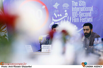 یوسف منصوری در نشست خبری سیزدهمین جشنواره فیلم ۱۰۰