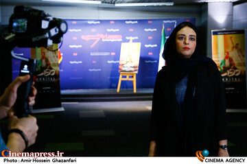 مهسا اکبرپور در مراسم رونمایی از فیلم سینمایی «دوار»