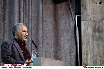 محمدمهدی عسگرپور در مراسم تودیع ومعارفه مدیر عامل خانه سینما