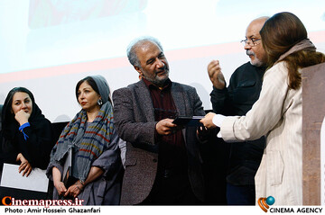 محمدمهدی عسگرپور در مراسم تودیع و معارفه مدیر عامل خانه سینما