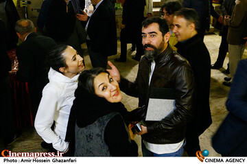 شهاب حسینی، ستاره اسکندری و نگار جواهریان در مراسم تودیع و معارفه مدیر عامل خانه سینما
