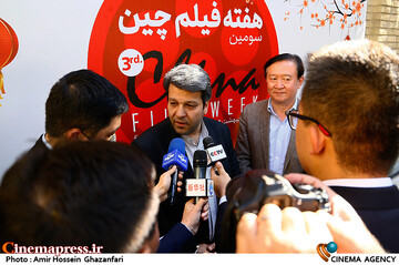 محمد خزاعی و سفیر چین در افتتاحیه سومین هفته فیلم چین در ایران