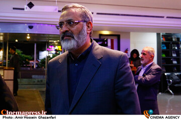 علیرضا محمدی در مراسم رونمایی از مستند دلیل آفتاب