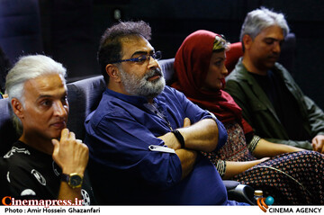 علی روئین تن در مراسم اکران فیلم سینمایی مهاجران