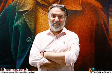 کاوه سجادی حسینی در مراسم اکران فیلم سینمایی «فصل ماهی سفید»