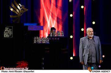 محمدرضا اسلاملو در مراسم اختتامیه نخستین جشنواره بین‌المللی فیلم حوا