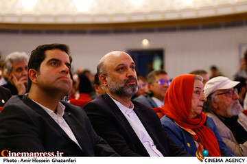 مجید زین‌العابدین در مراسم اختتامیه نخستین جشنواره بین‌المللی فیلم حوا