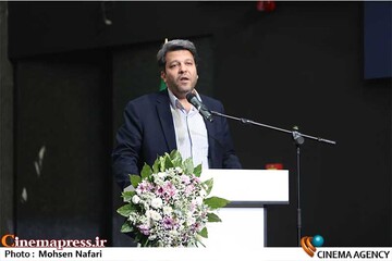 «محمد خزاعی» در مراسم افتتاح «پردیس سینمایی رزمال»