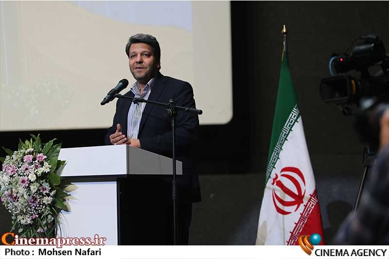 «محمد خزاعی» در مراسم افتتاح «پردیس سینمایی رزمال»