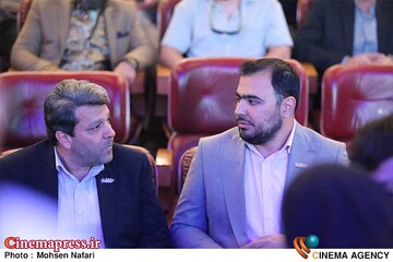 مهدی آذرپندار؛ محمد خزاعی؛ اختتامیه چهلمین جشنواره فیلم کوتاه تهران
