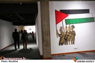 نمایشگاه «کارتون و کاریکاتور هنرمندان مطرح آمریکای لاتین»؛ فلسطین