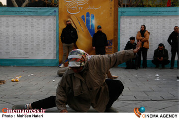 عکس های تئاتر خیابانی جشنواره فجر