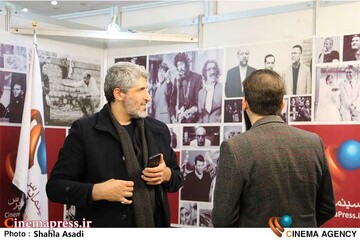 غرفه «خبرگزاری سینماپرس» در «بیست و چهارمین نمایشگاه رسانه‌های ایران»