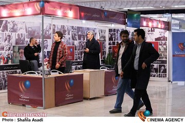 غرفه «خبرگزاری سینماپرس» در «بیست و چهارمین نمایشگاه رسانههای ایران»