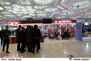 غرفه «خبرگزاری سینماپرس» در «بیست و چهارمین نمایشگاه رسانههای ایران»