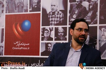 غرفه «خبرگزاری سینماپرس» در «بیست و چهارمین نمایشگاه رسانه‌های ایران»