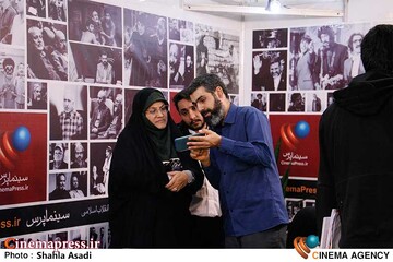 غرفه «خبرگزاری سینماپرس» در «بیست و چهارمین نمایشگاه رسانههای ایران»