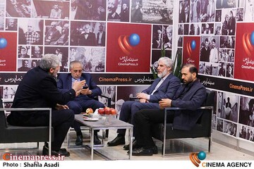 غرفه «خبرگزاری سینماپرس» در «بیست و چهارمین نمایشگاه رسانههای ایران»