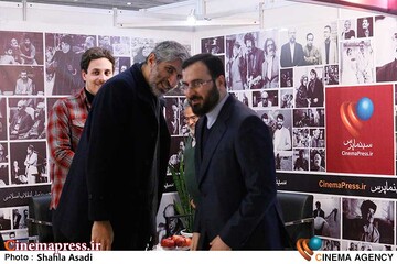 عکس/ غرفه «خبرگزاری سینماپرس» در «بیست و چهارمین نمایشگاه رسانه‌های ایران» -۳