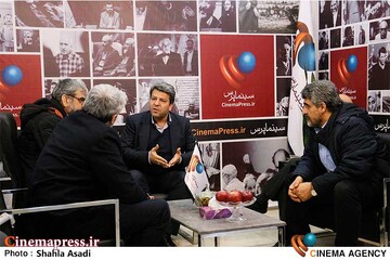غرفه «خبرگزاری سینماپرس» در «بیست و چهارمین نمایشگاه رسانههای ایران»