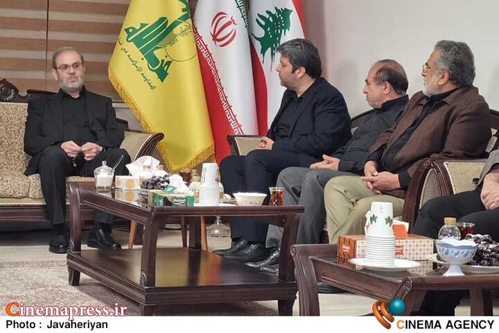 اعضای «شورای مرکزی جامعه اسلامی هنرمندان» در «دفتر مرکزی حزبالله لبنان» حضور یافتند