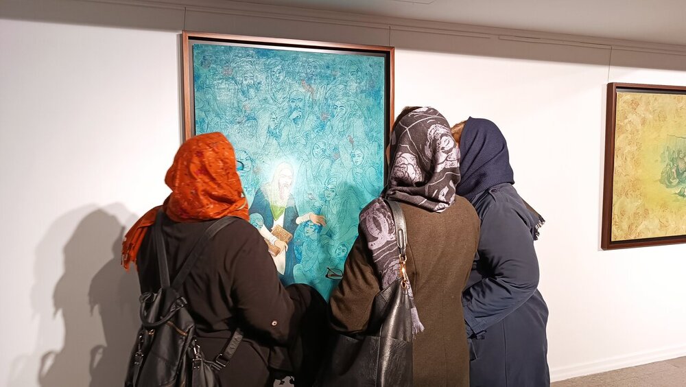 گالری «عالی» حوزه هنری میزبان «نقش نهان» شد گالری «عالی» حوزه هنری میزبان «نقش نهان» شد
