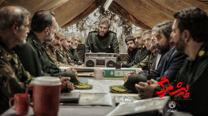 رونمایی از تصویر فرزند شهید قهاری سعید در فیلم «پیشمرگ»  فیلم سینمایی پیشمرگ