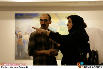 افتتاحییه نمایشگاه آثار طراحی و نقاشی حبیب الله صادقی 23 فروردین 1404